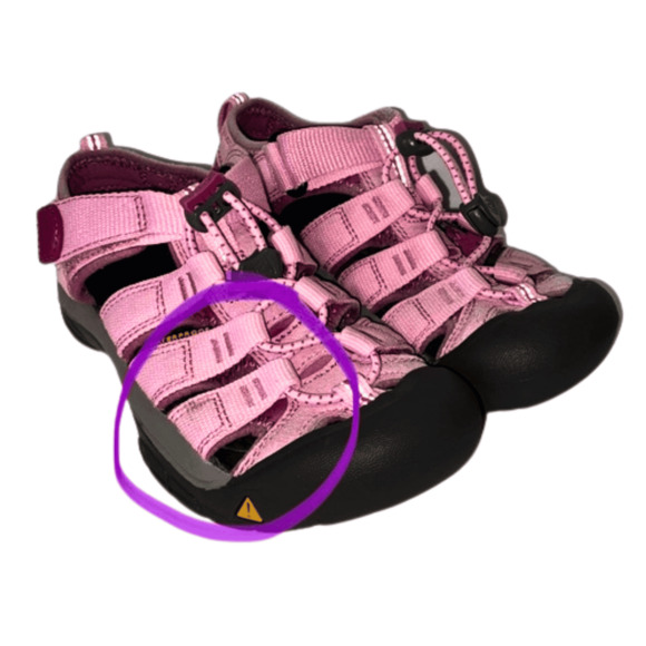 Keen Waterproof Outdoor Sandals Pink Kids Size 3 - Picture 3 of 9